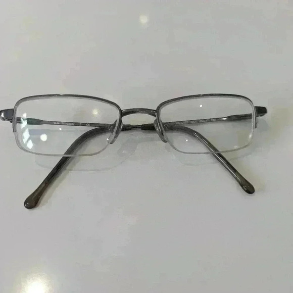 Ray-Ban Eyeglasses RB 1002T 3001 Titanium Gunmetal Half Rim Frame 45[]17 120 - Picture 9 of 9